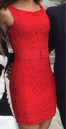 Elegantes rotes Kleid Guess / Marciano Gr. XS