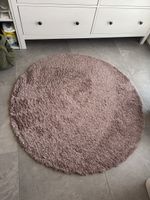 Runder Teppich violett 120cm neuwertig