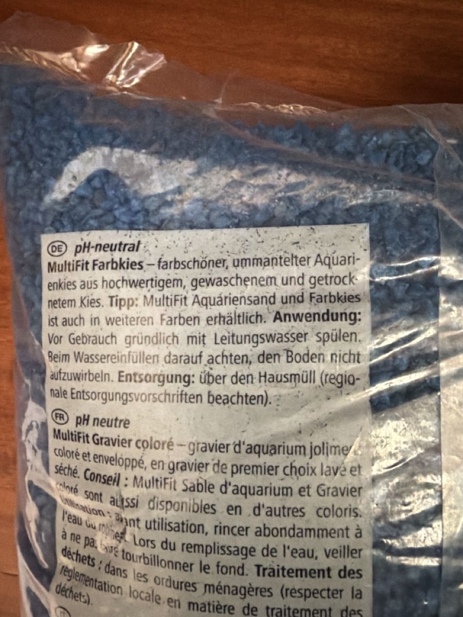 Tutte le decorazioni: Aquarium Kies Blau – Nuovo e nell'imballaggio originale da Dielsdorf venduto da nanita. 2