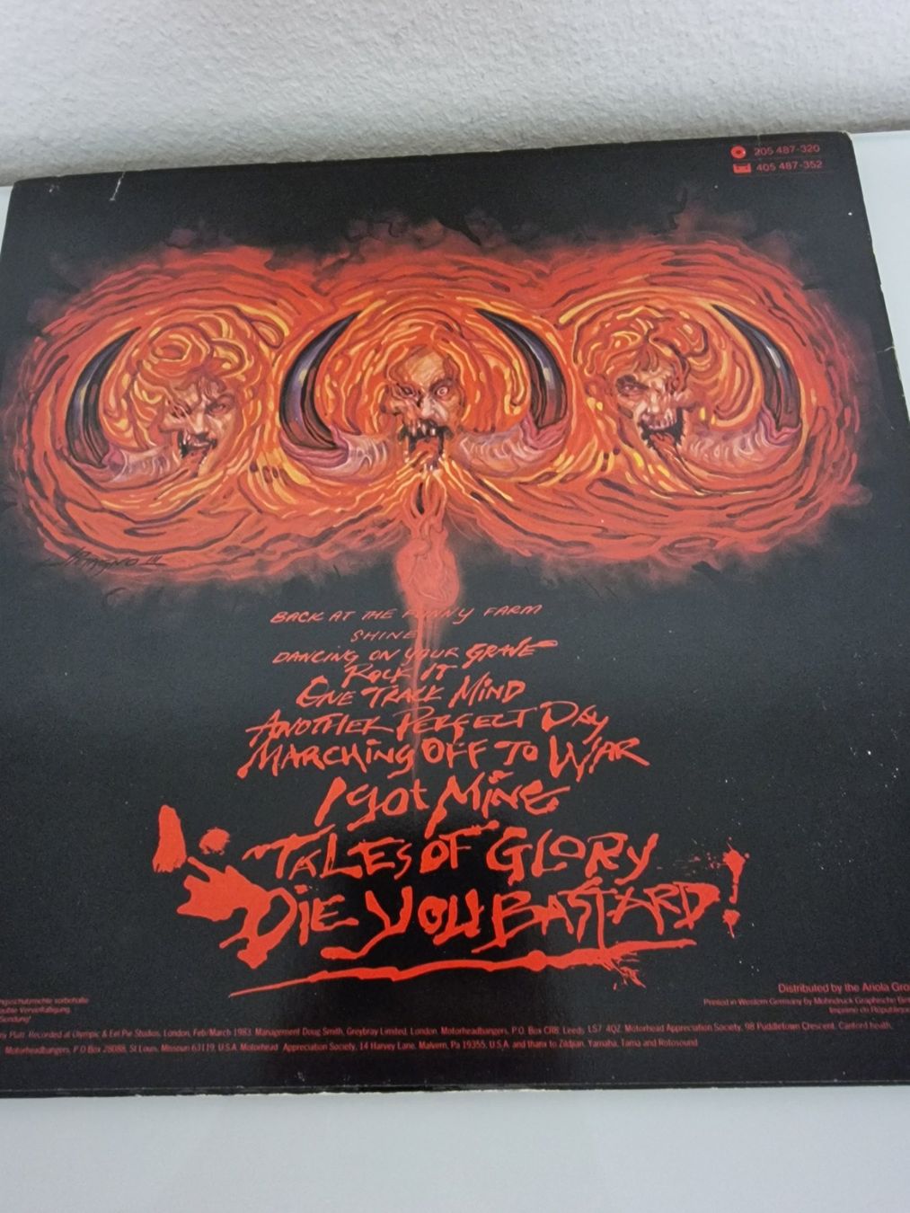 Schallplatten: Motörhead – Another Perfect Day – Gebraucht aus Basel von Andy63ch 1