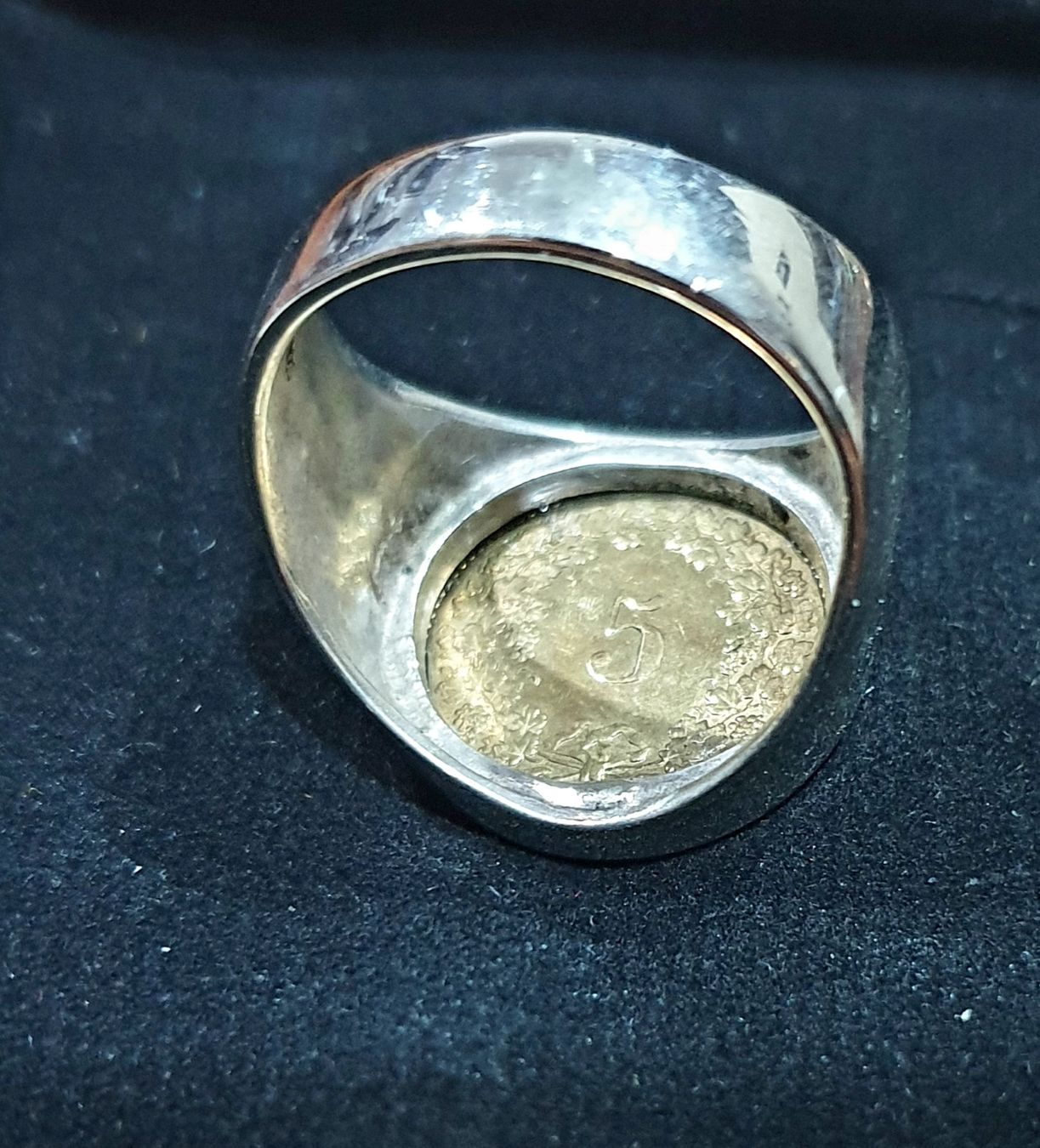 Ringe: ring silber mit 5 Rappen schweizer münze – Neu (gemäss Beschreibung) aus wetzikon von Bestedienste 2
