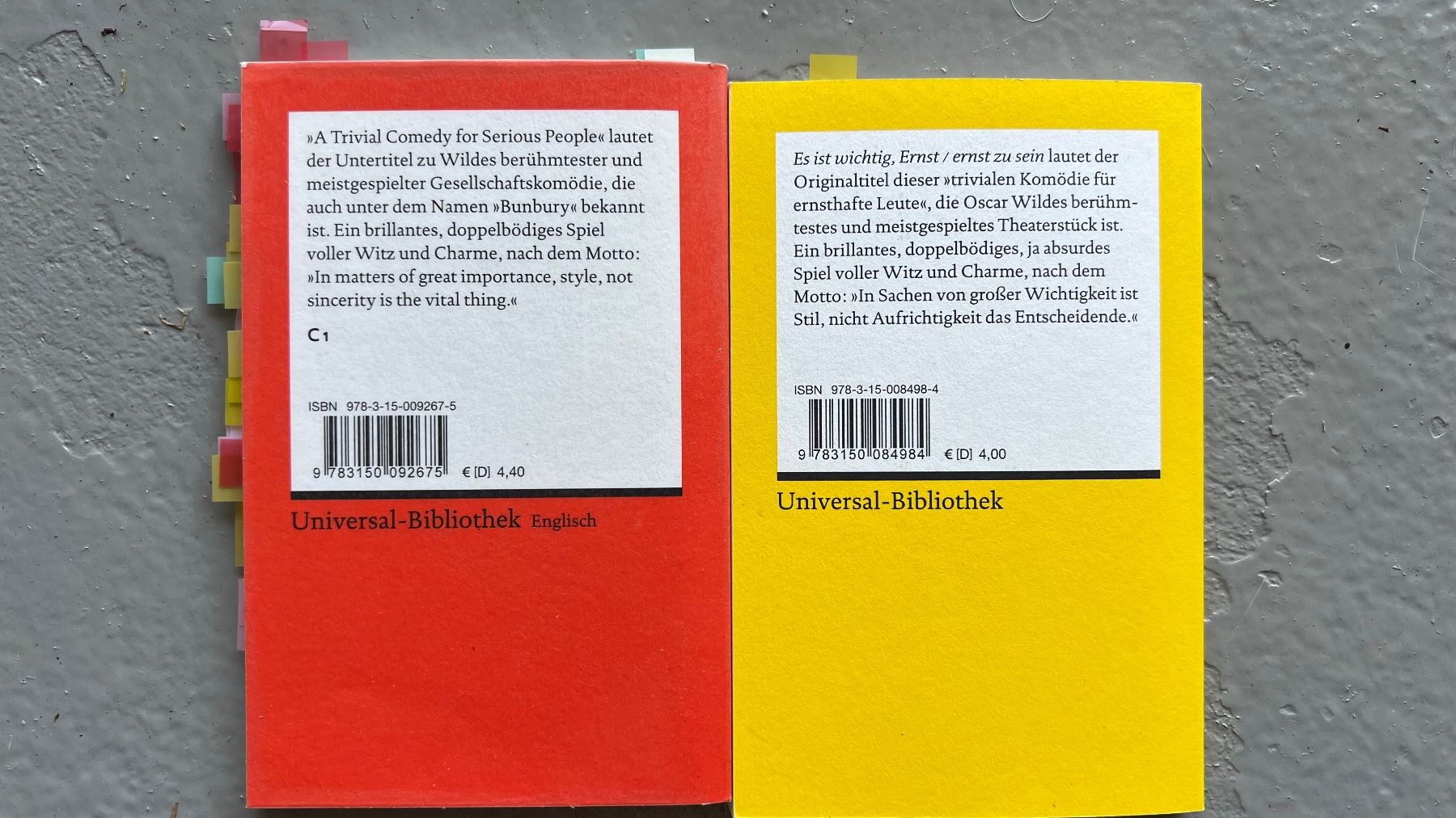 Bücher: The Importance of Being Earnest – Gebraucht aus Ebmatingen von lwe_x6h5 1
