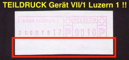 SFS 6_6000 LUZERN_Schalterfreistempel Gerät Vll/1_TEILDRUCK!