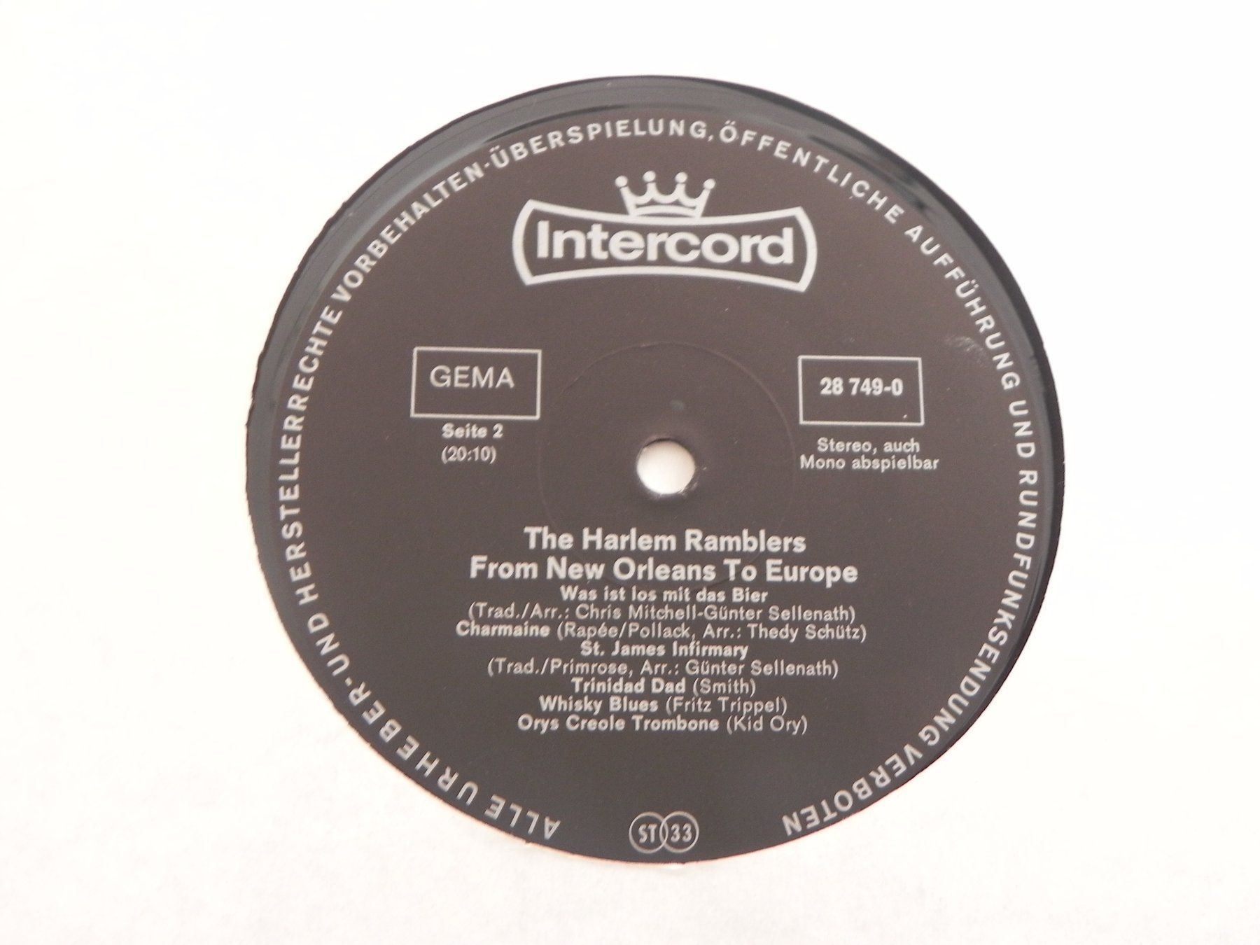 Schallplatten: LP CH Jazz Harlem Ramblers Autogramm – Gebraucht aus Siebnen von krimsie 3