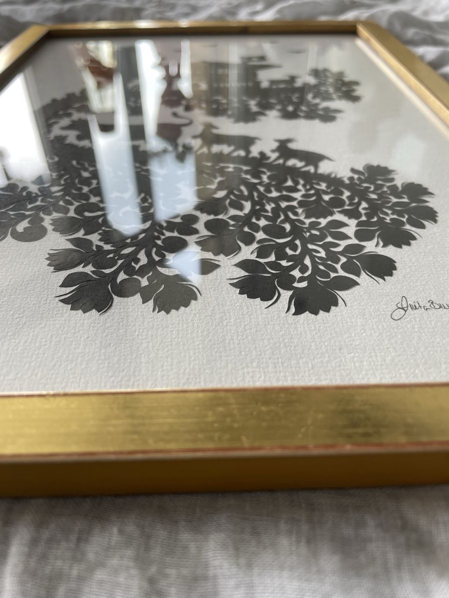 Grafiken & Lithographien: Scherenschnitt von Anita Buri – Neu (gemäss Beschreibung) aus Konolfingen von Bern-75 3