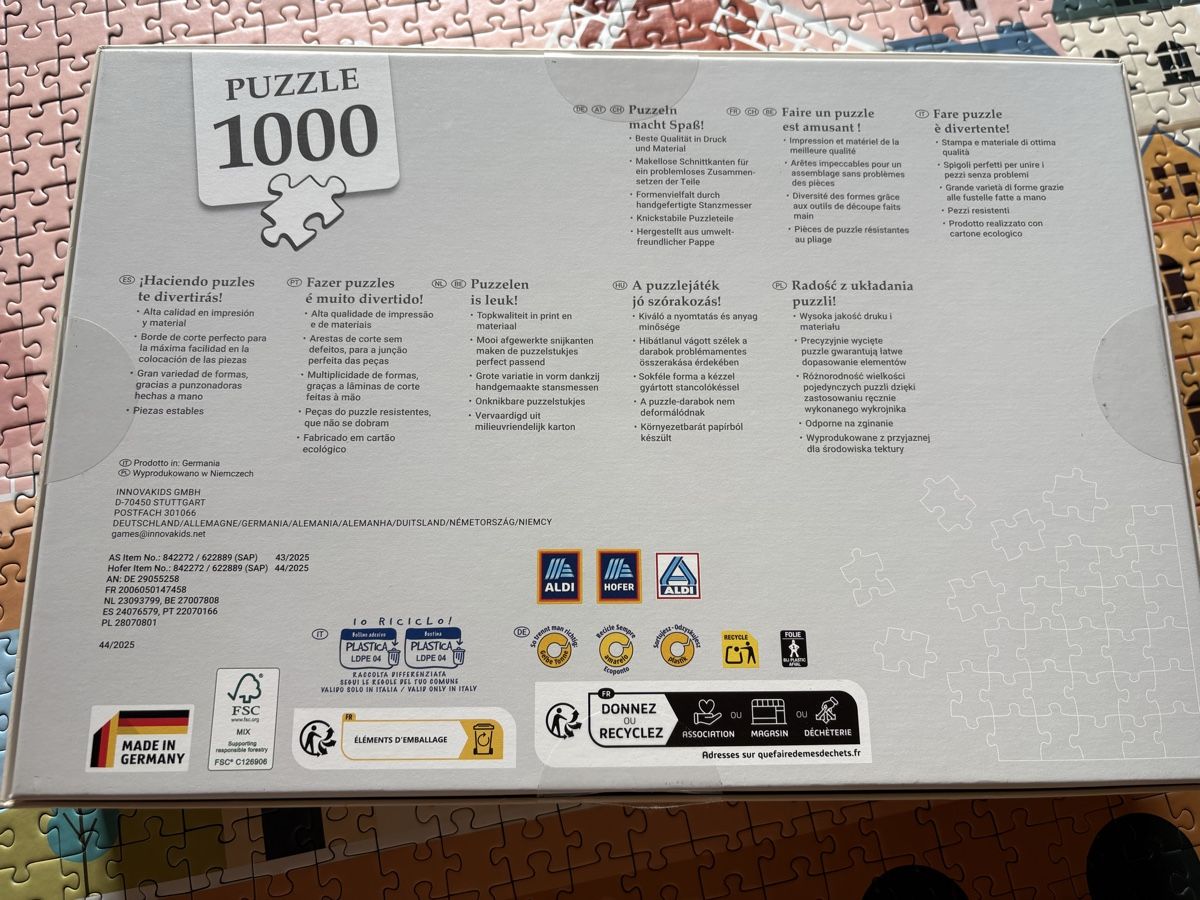 Puzzle: Puzzle Amsterdam 1000 Teile - komplett – Nuovo (secondo la descrizione) da Zweisimmen venduto da Domii 2