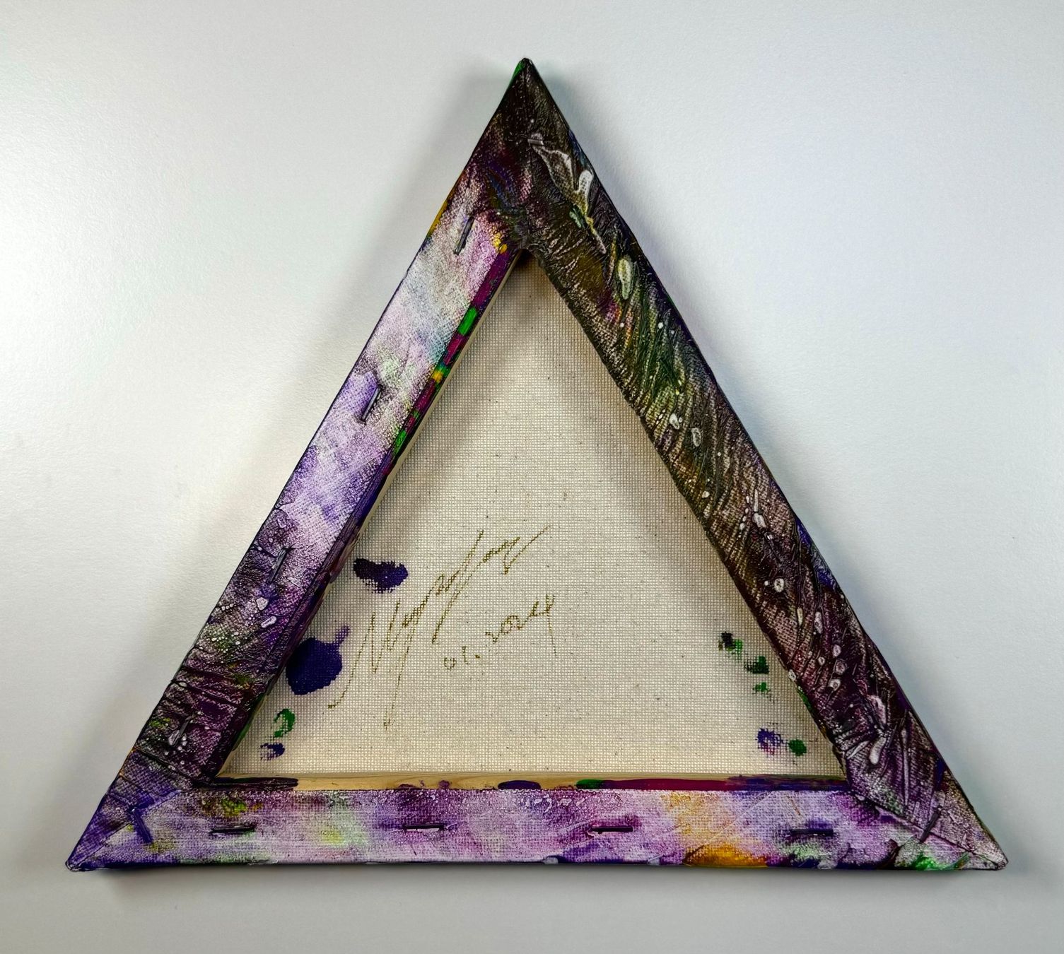 Dipinti: Acryl-Flüssigmalerei, Dreieck – Usato da Schlieren venduto da MayaSheng1983 2