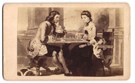 Fotografie Gemälde: Schach, nach F. Sto