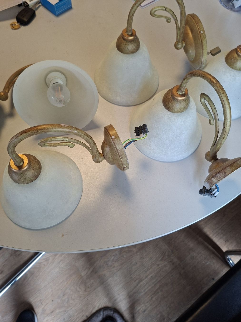 Lampade: Wandlampen 6er Set – Usato da Oberhasli venduto da Cortina 2