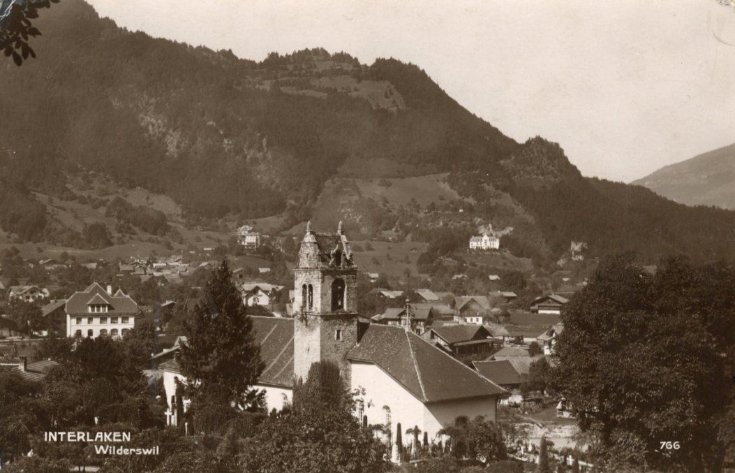 Ansichtskarten: Interlaken - Wilderswil   BE – Gebraucht aus Brig von Valcards54