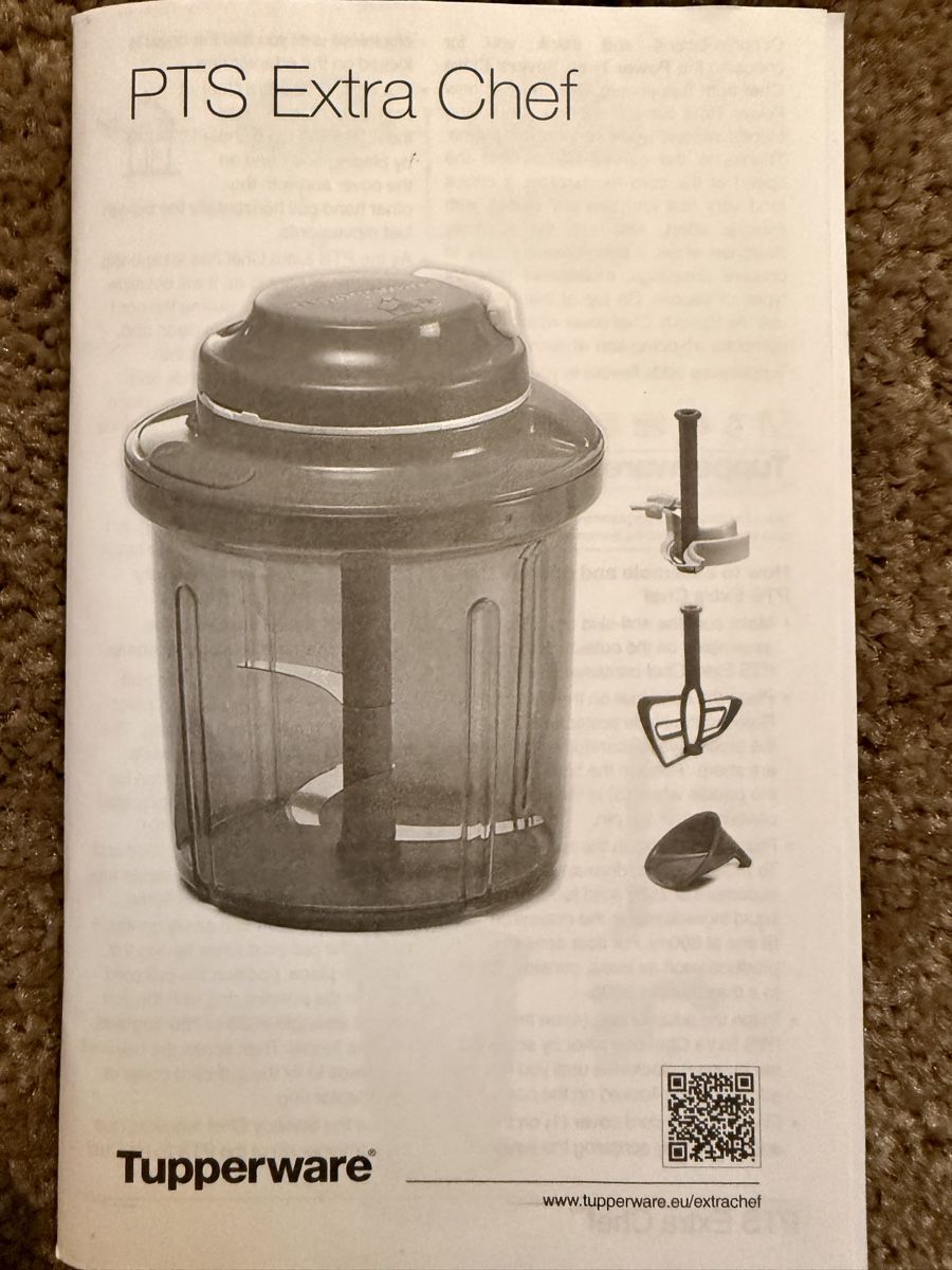 Tupperware Küchengeräte: Tupperware Extra Chef / Tupper Chef 1,2 Liter NP 82.- – Neu und originalverpackt aus Worben von Teddy112 4