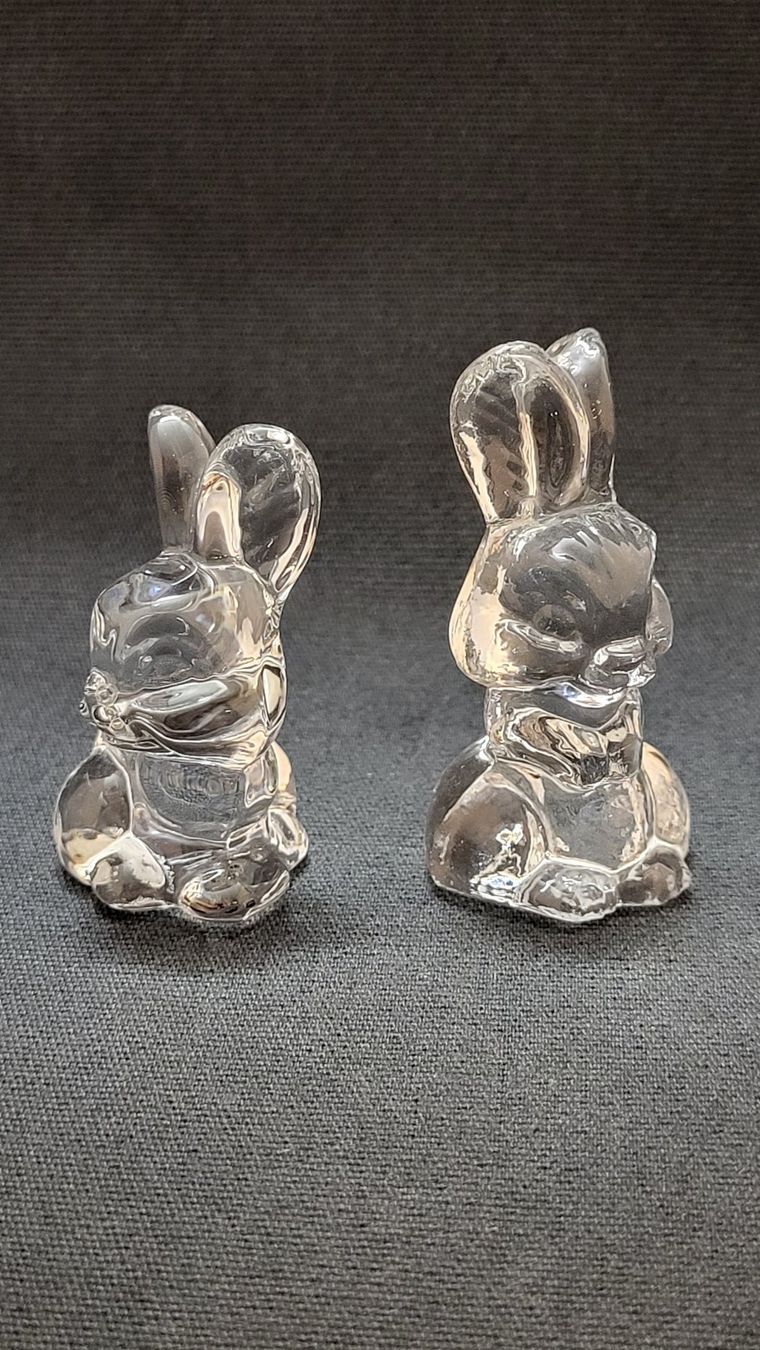 Statuette: Hasen-Paar aus Glas GOEBEL – Usato da Basel venduto da spinne02 4
