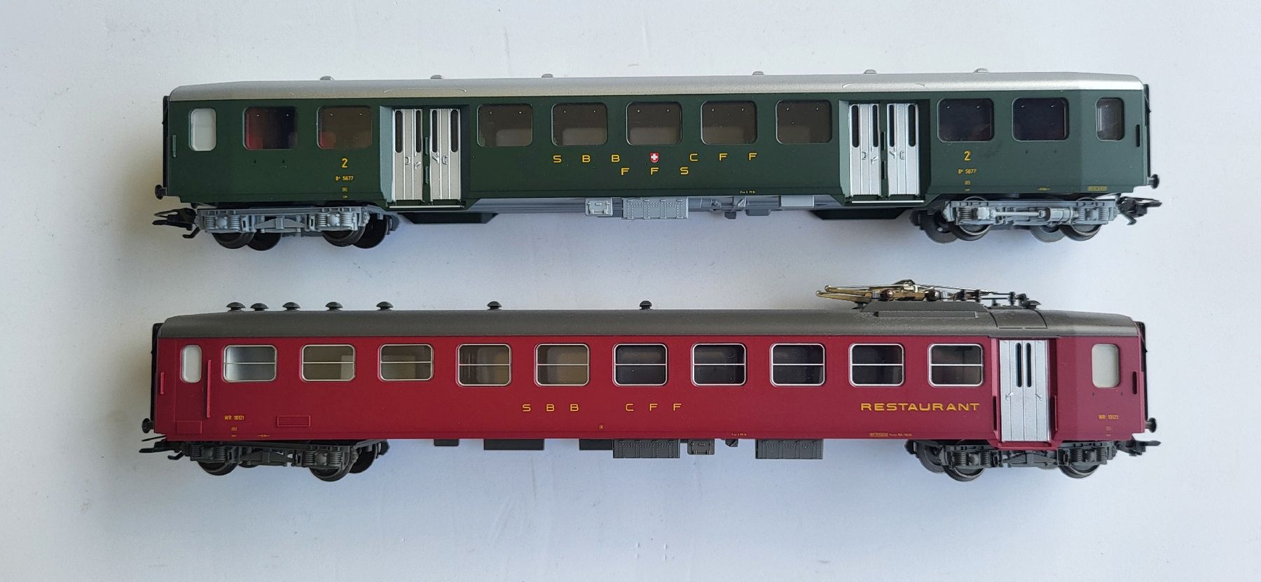 Märklin Modellini di ferrovie: SBB Speise- und Personenwagen – Usato da Muttenz venduto da Treno21
