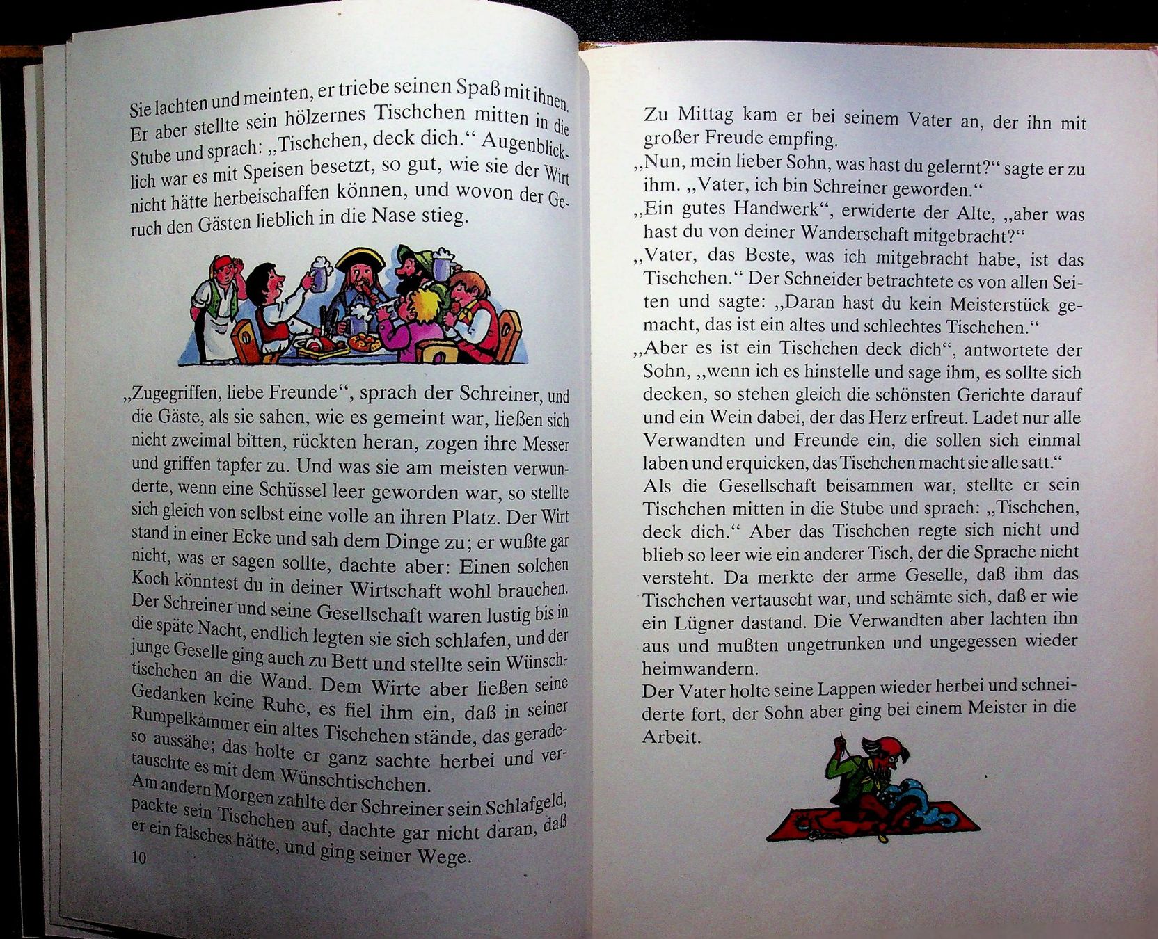 Bücher: Brüder Grimm: Tischchen deck dich Bilder Inge Gürtzig – Gebraucht aus Reitnau von Zaomir 5