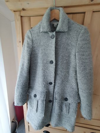 Winterkurzmantel grau / Zara