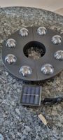 Sonnenschirm Lichterkette mit Solarmodul 8 LEDs neu