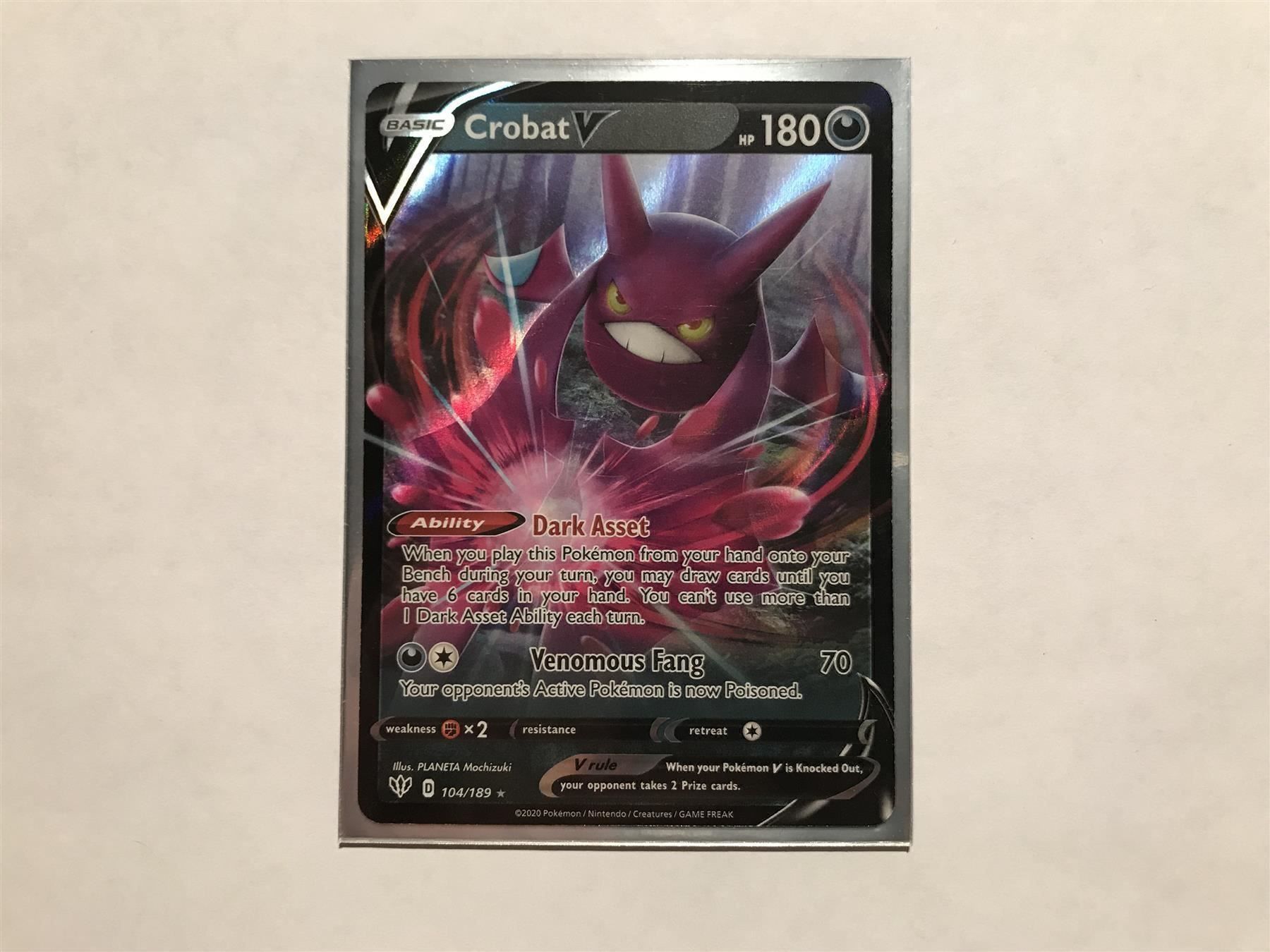 Pokémon Carte collezionabili: Crobat V – Nuovo (secondo la descrizione) da Hagendorn venduto da Pokecollectorch