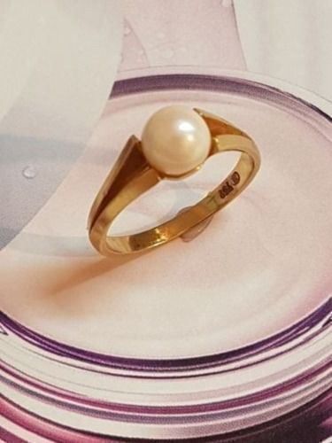 Anelli: 750 Goldring mit edler Zucht - Perle – Nuovo (secondo la descrizione) da Unterägeri venduto da Altgoldschmuck 8