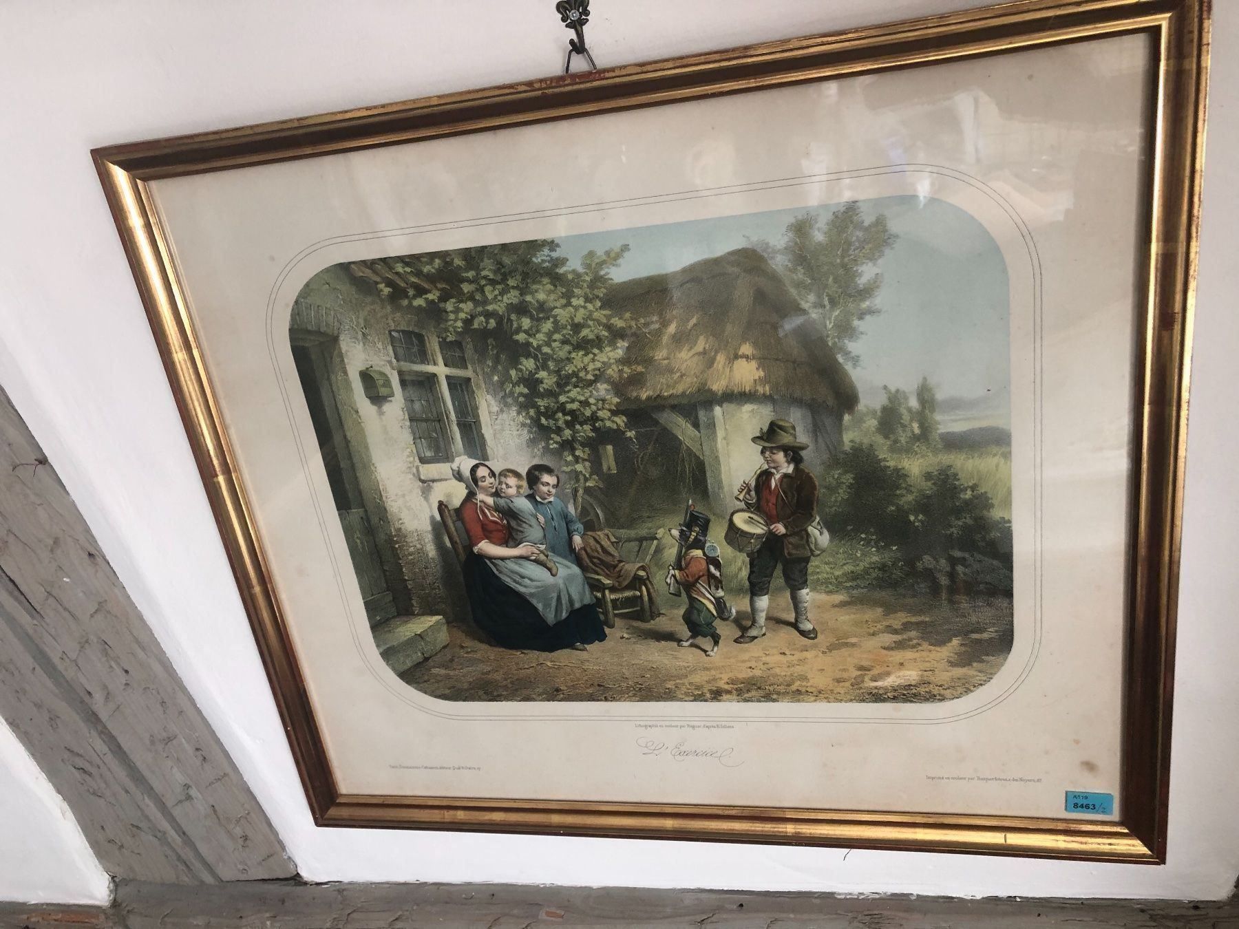 Grafica & Litografie: 2 FARBLITHOGRAPHIEN von H.DILLENS. Paris – Usato da Wald ZH venduto da mlnt 9