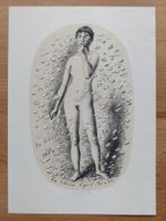 Exlibris Jiri Bouda - Original Lithographie Erotik signiert