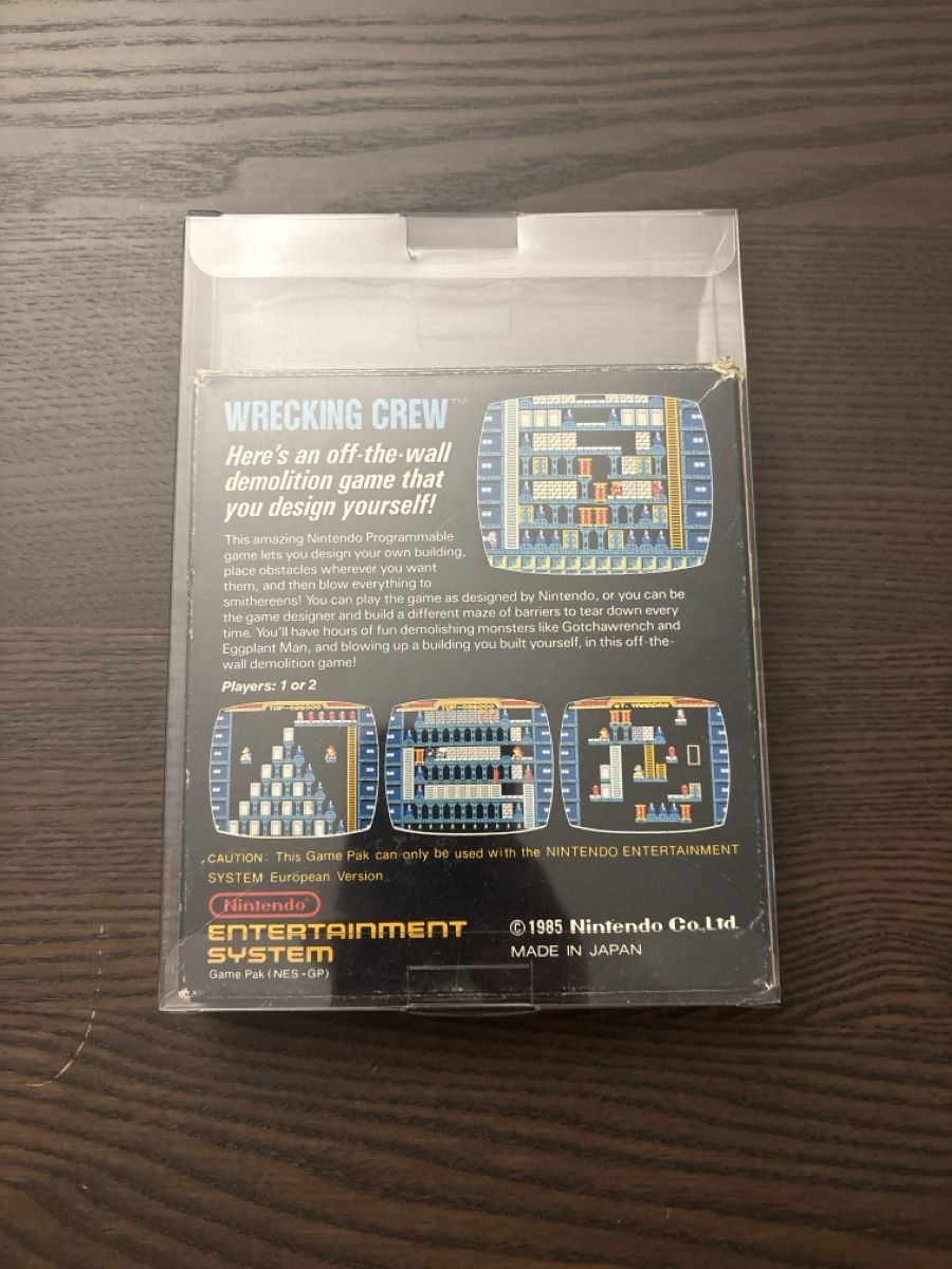 Nintendo Giochi: Jeu Retro Wrecking Crew Nintendo Nes Small Box – Usato da Meyrin venduto da did_bqr5 2