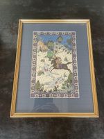 Tableau Ancien Tissu Persan