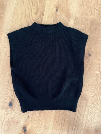Strick Shirt Grösse S/M schwarz