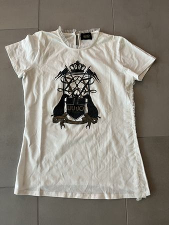 T-Shirt mit Rüschen & Print Liu Jo 36