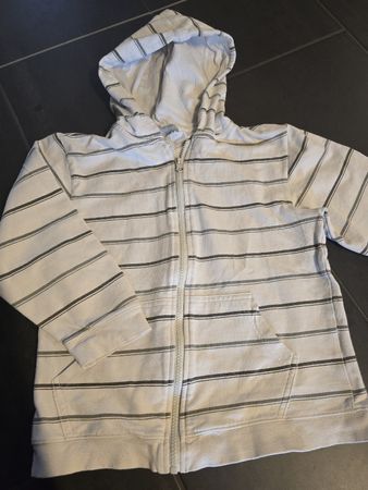 Kinder-Sweatjacke Gr.128 /8A, gestreift