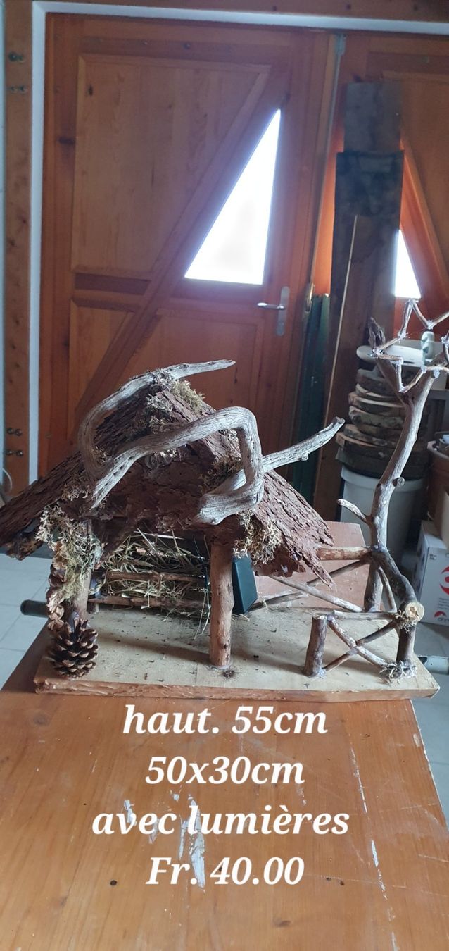 Alle Dekorationen: Crèche en bois fait main – Neu (gemäss Beschreibung) aus Moutier von mar_7nrw