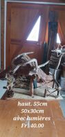 Crèche en bois fait main
