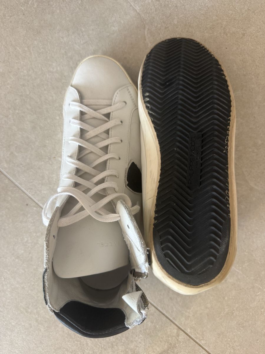 Herrenschuhe: Philippe Model High Top Sneaker weiss Grösse 42 – Neu (gemäss Beschreibung) aus Buchs AG von sportworld10 2