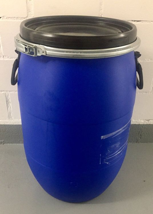 CurTec Kunststofffass 40 L Rechteckig – Mit Schiebedeckel, Lebensmittelecht, Stapelbar Aus HDPE