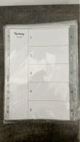 Lyreco Register 1-5 A4 Kunststoff neu und verpackt