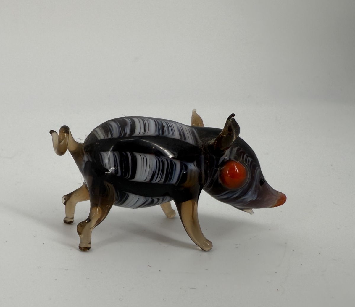 Figuren: Deko Figur Schwein aus Glas  – Gebraucht aus Auenstein von moin. 2