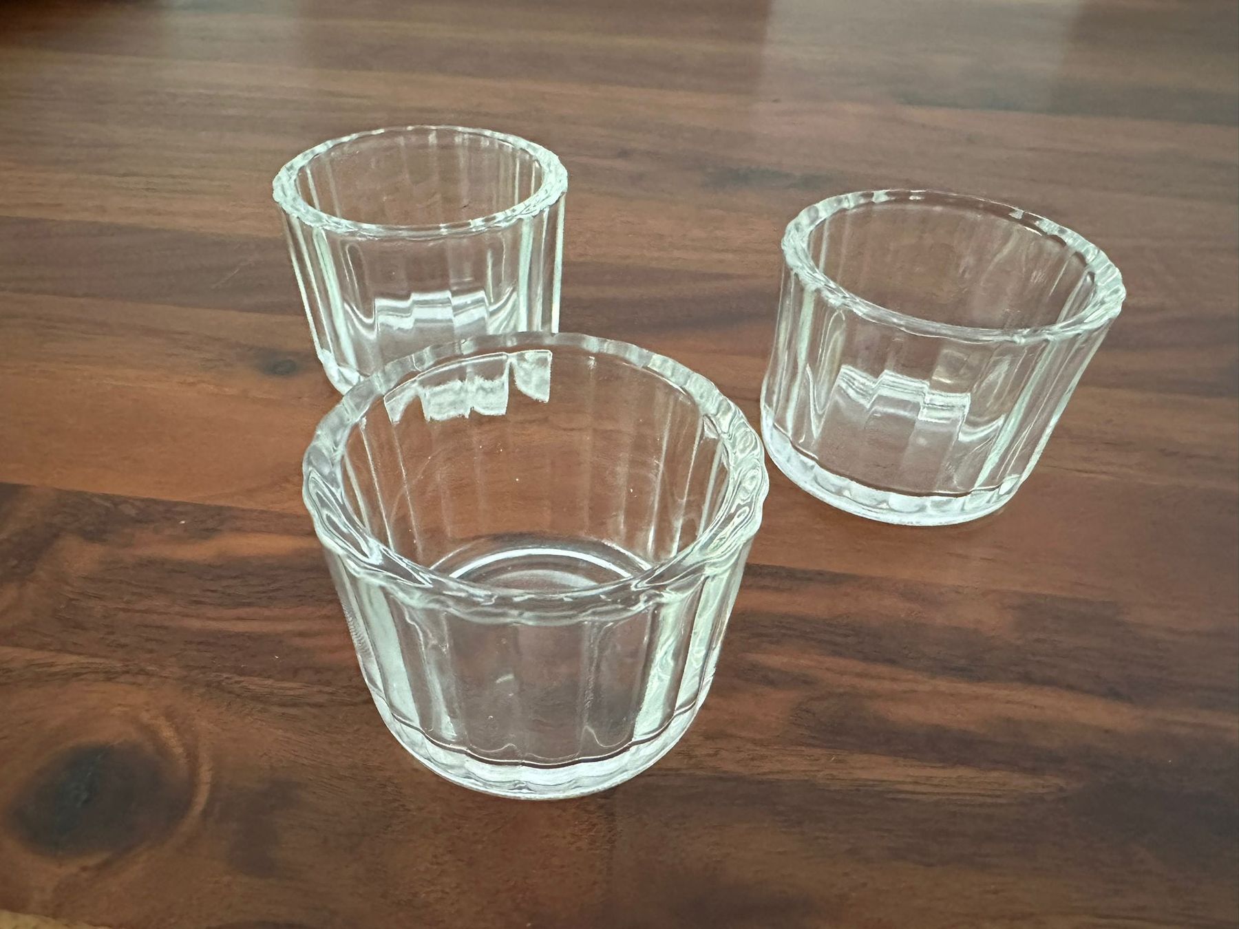 Portacandele: 36 Windlichter / Teelichthalter Glas gerippt – Nuovo (secondo la descrizione) da Olten venduto da MattRed