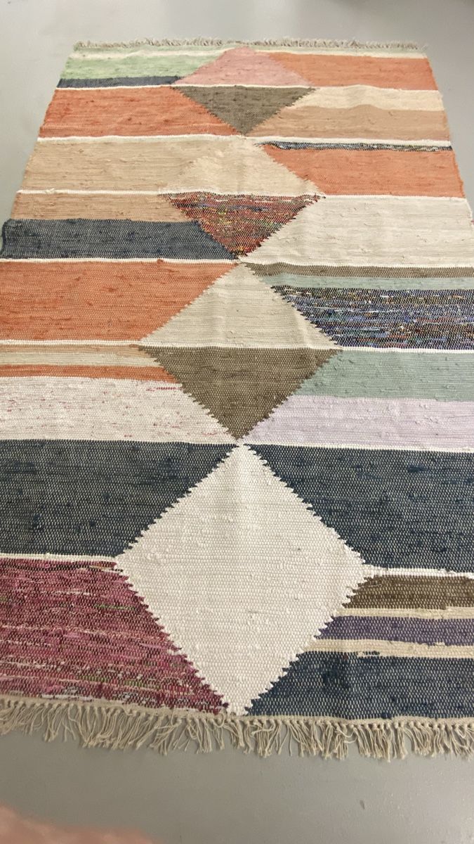 Tappeti: Wunderschöner bunter Teppich Baumwolle 160x230cm – Nuovo (secondo la descrizione) da Zürich venduto da Unique2400 5