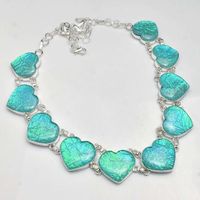 Triplet Opal Handmade Big Necklace Jewelry 96 Grams