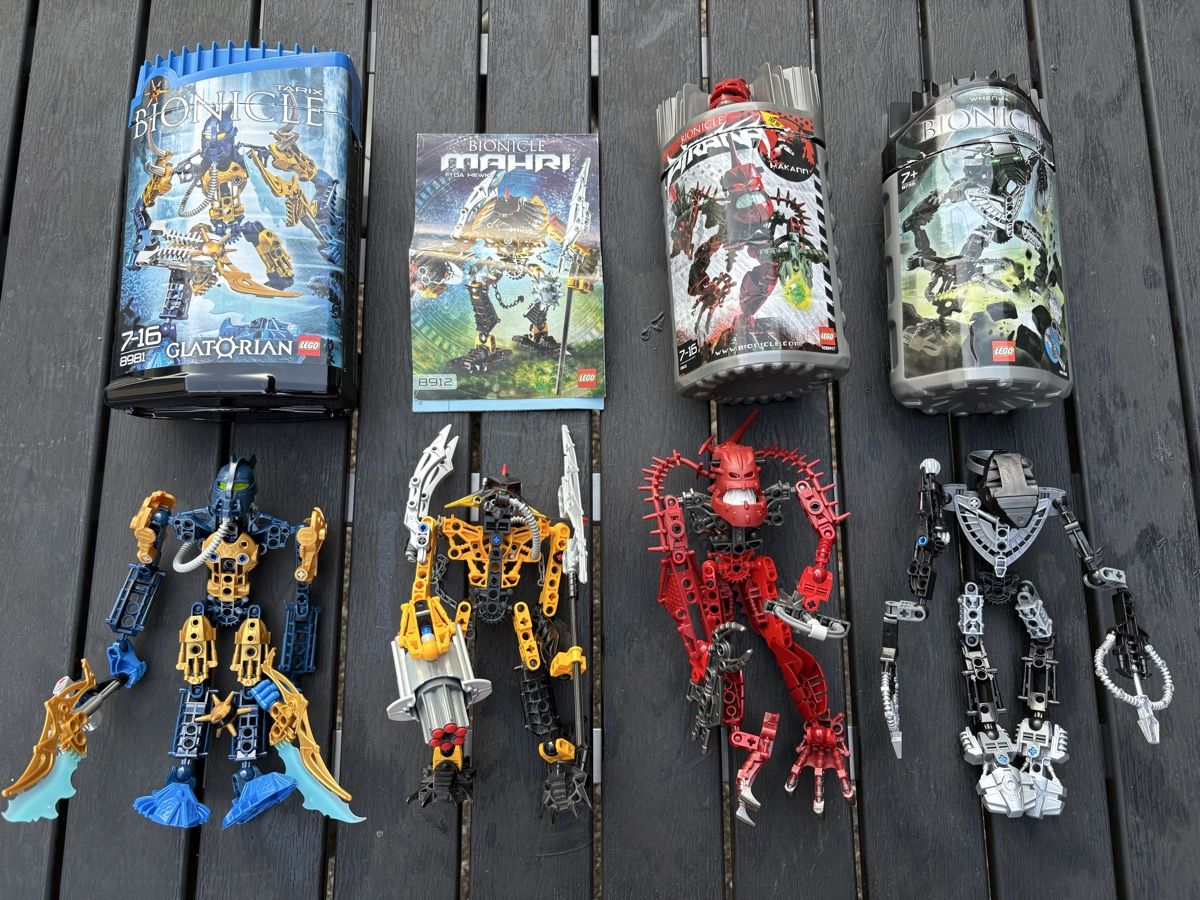 Lego Giocattoli:  4 LEGO Bionicle zu einem PREIS !!!! – Usato da Bauma venduto da vorsteg01