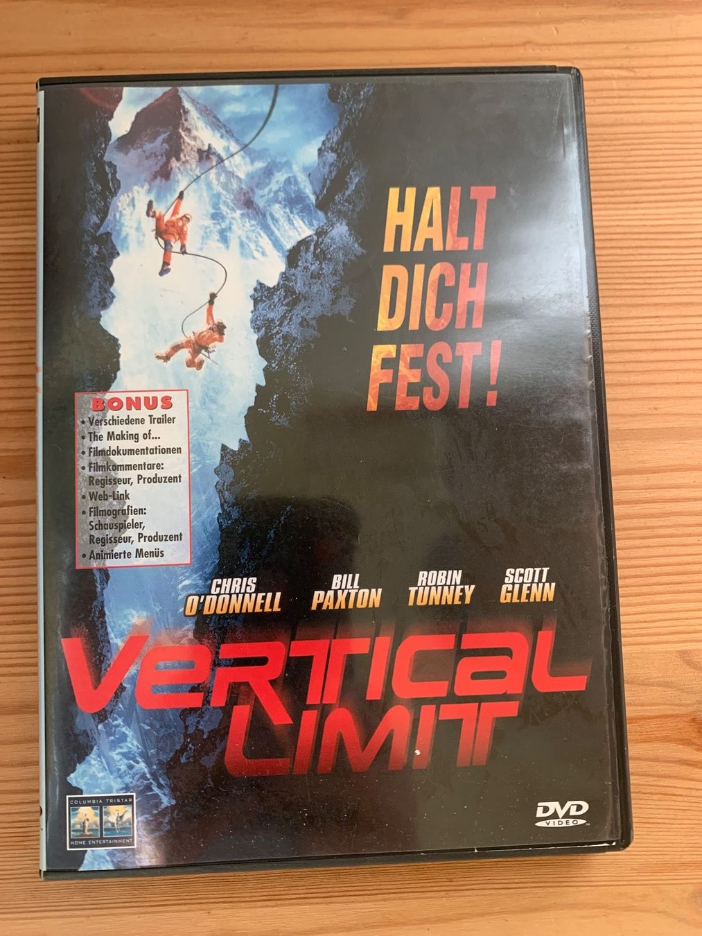 Tutti i DVDs: DVD Film Vertical Limit – Usato da Grenchen venduto da SweetiesCH