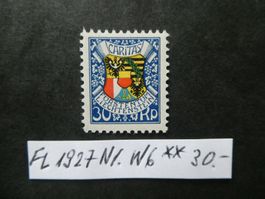FL 1927 Nr. W6 postfrisch