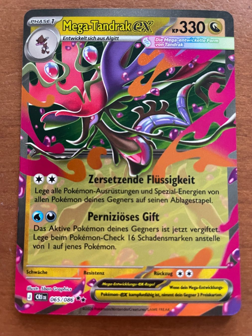 Pokémon Cartes à collectionner: Pokemon Mega Tandrak eX (Versand gratis) – Neuf (Voir description) à Chur par Angerson