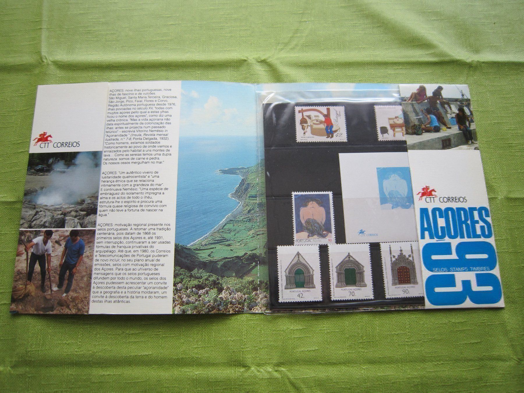 Tutti i francobolli: ACORES - ANNEE COMPLETE 1993 – Usato da Grand-Lancy venduto da Jc42 2