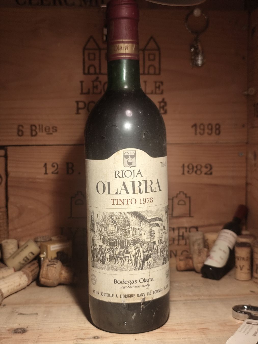 Rioja Vino: 1978 : Rioja Olarra Tinto – Nuovo (secondo la descrizione) da Büsserach venduto da Vintage-vins 5