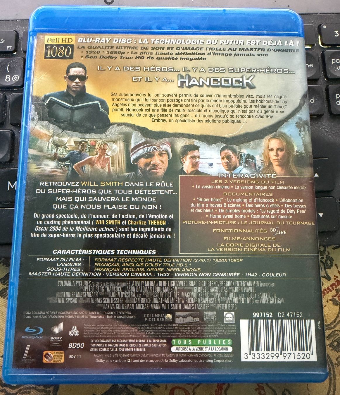 Tutti i DVDs: Hancock Version longue non censurée (2008) - Blu-ray – Usato da Semsales venduto da __Florian__ 2