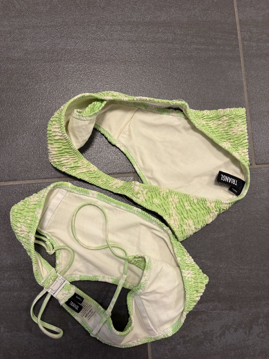 Costumi da bagno & Bikini: Green Floral Triangl Bikini S – Usato da Rümlang venduto da svent 6