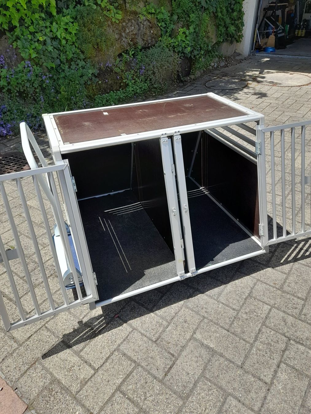 Cages, transport & sécurité: Schmidt-Doppelhundebox – D'occasion à Wald ZH par Bachtel13 2