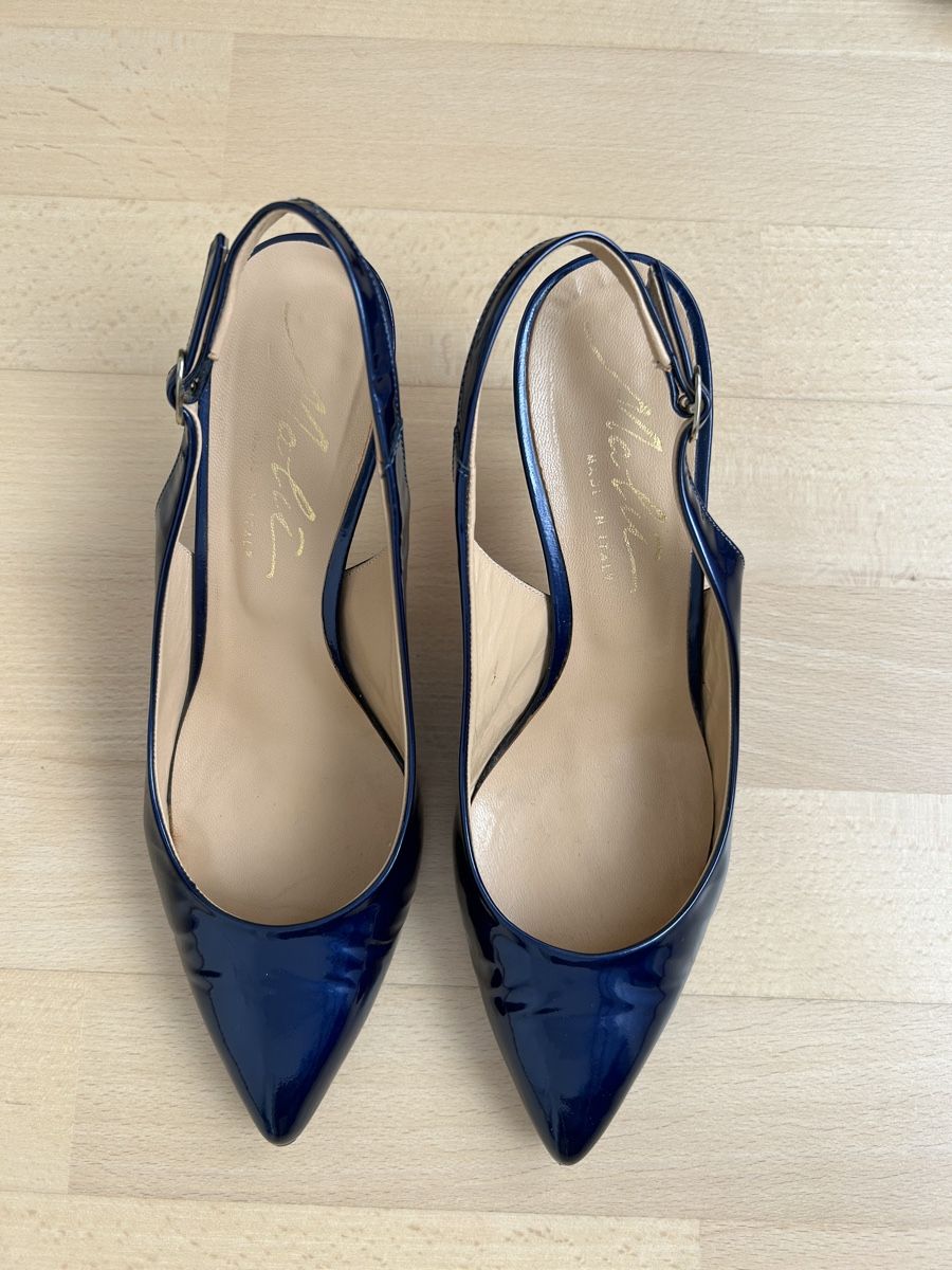 Scarpe da donna: Pumps Slingback Lack blau Gr. 40 – Usato da Reinach BL venduto da meinstil 4
