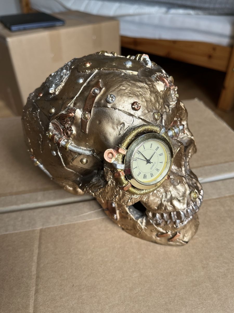 Toutes les décorations: Steampunk Schädel/Uhr – D'occasion à Wettingen par and_7rdc 1