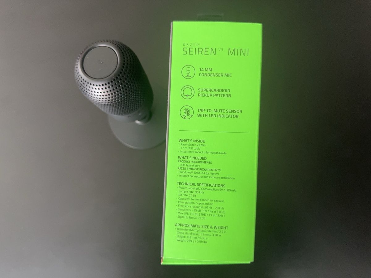 Razer Microfoni: Razer seiren v3 mini microphone usb-c – Nuovo (secondo la descrizione) da Zürich venduto da hal_2yzx 2